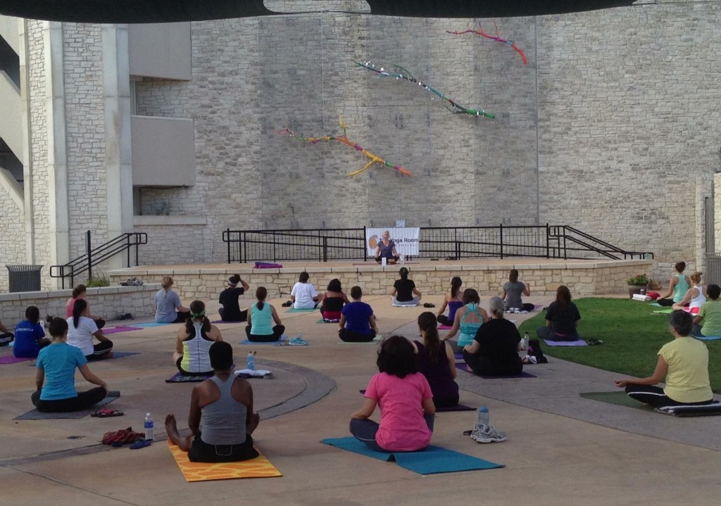 Yoga on the Plaza