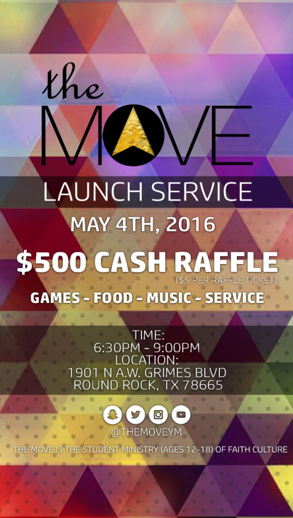Faith Culture launches "The Move" Youth Ministry