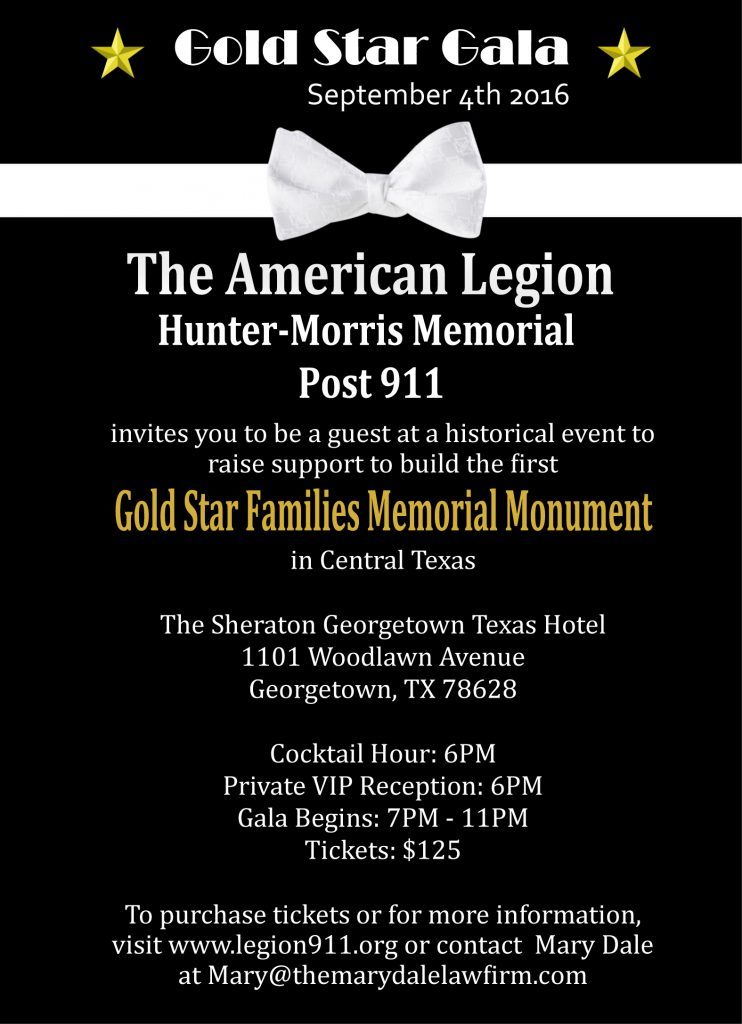 American Legion Hunter-Morris Memorial Post 911 Black Tie Gala