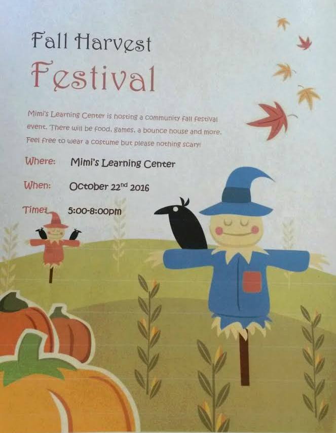Mimi's Learning Center Community Fall Festival