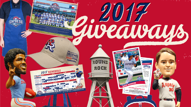 Round Rock Express Announces 2017 Giveaways