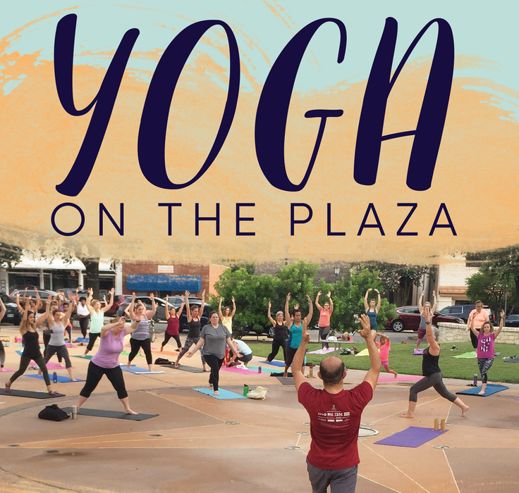 Yoga on the Plaza September 18, 2021 Round the Rock