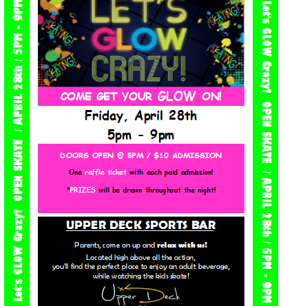 Let's GLOW Crazy at Austin Sports Arena