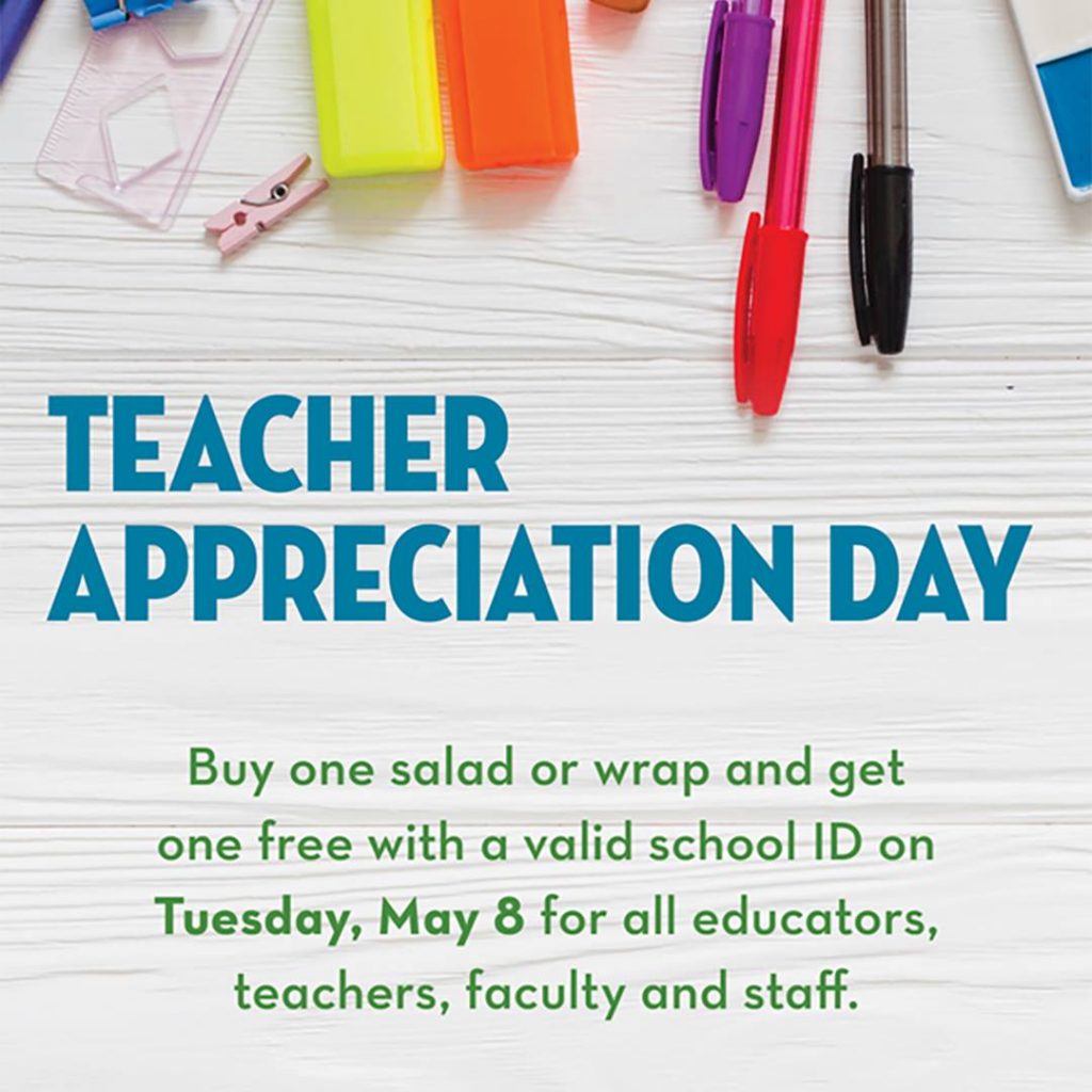 Teacher Appreciation Deals in the Round Rock Area Freebies for Teachers