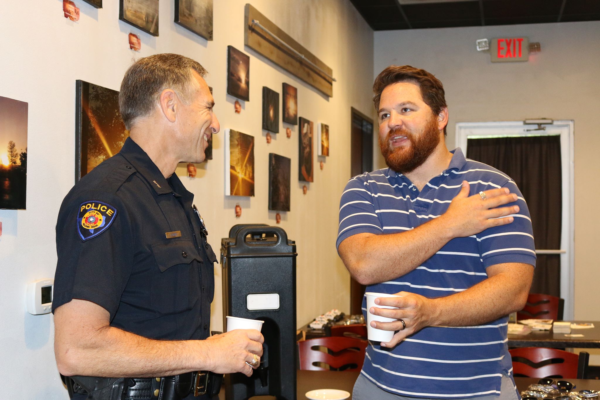 National Coffee with a Cop Day with Round Rock Police Department