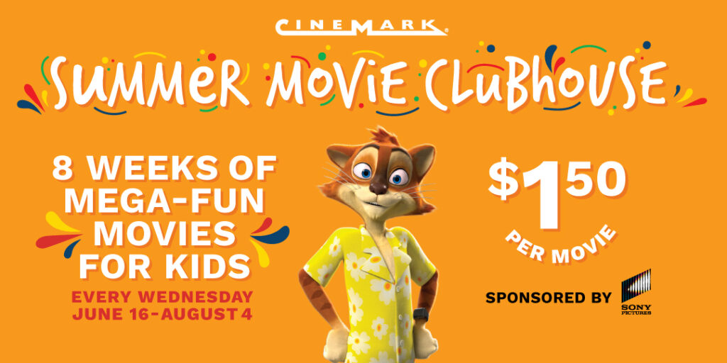 Cinemark Movie Clubhouse Schedule 10 Movies for Only 5