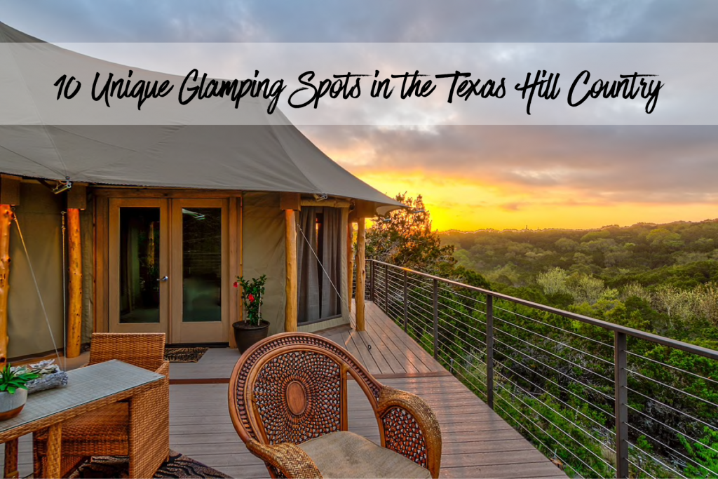 luxury safari tents johnson city tx