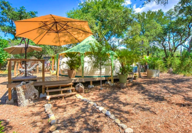 safari tents glamping texas