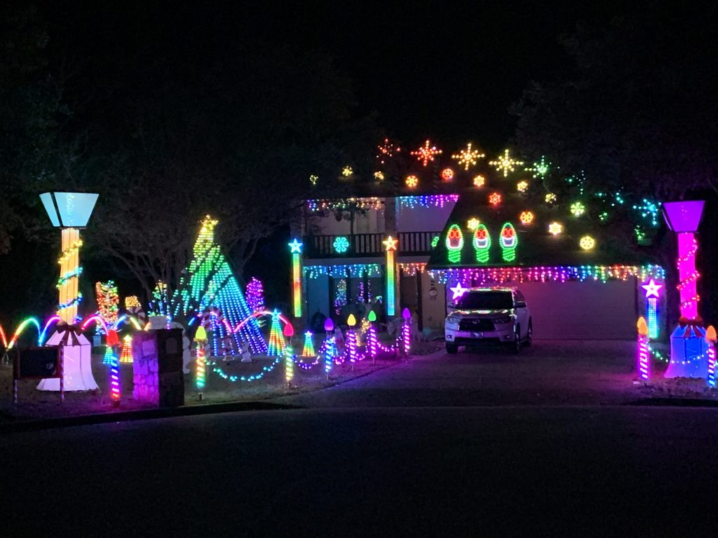 Christmas Lights over Rock City  Watching The Photo Reels Go Round And  Round