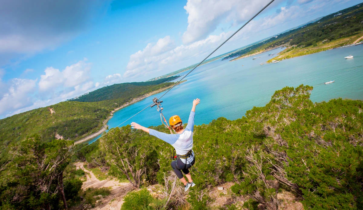 Things to Do Around the Rock Lake Travis Zipline is Open for their