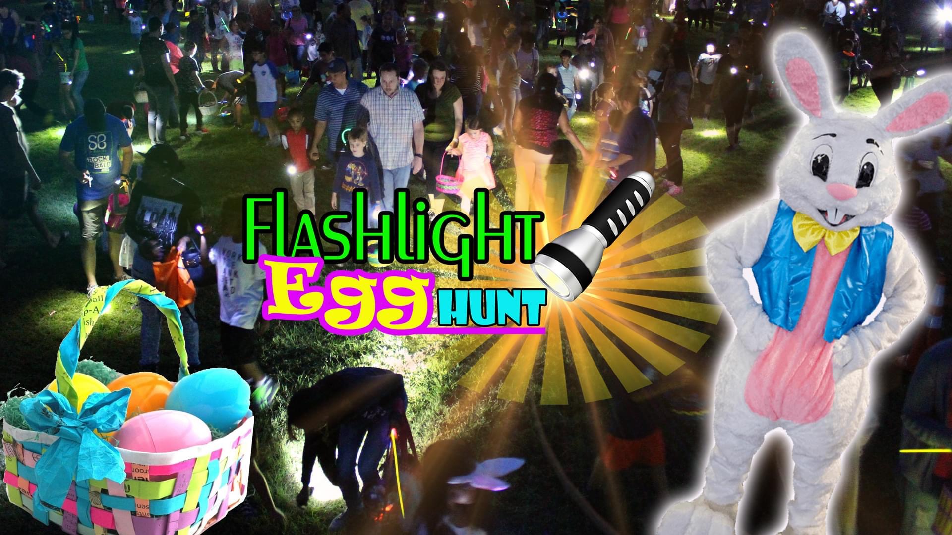 Flashlight Egg Hunt and Movie in the Park Round the Rock