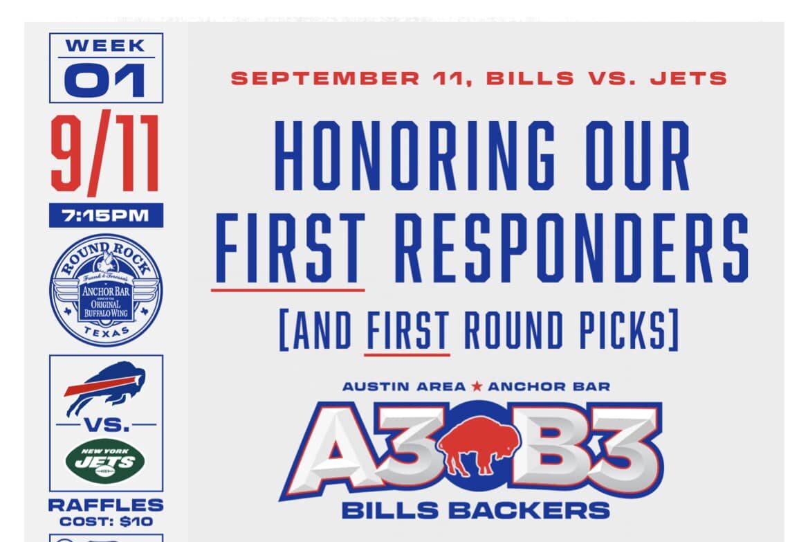 buffalo bills honor first responders