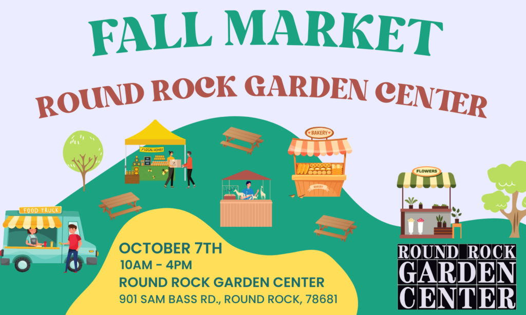 Fall Market Day at Round Rock Garden Center Round the Rock