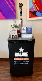 Malone's Coffee stand

