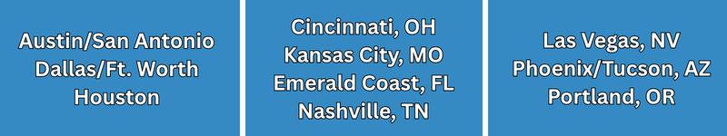 Pogo Pass cities as of June 2025