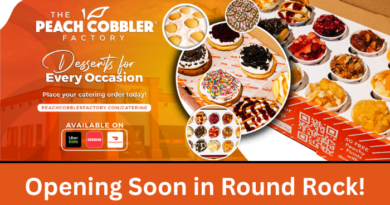 A New Dessert Destination Coming to Round Rock: The Peach Cobbler Factory