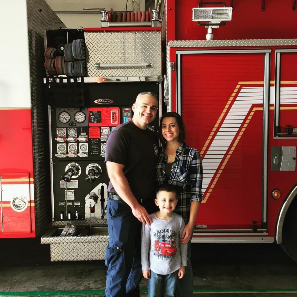 Ross Black with his wife Cheryl and their son in Round Rock, Texas